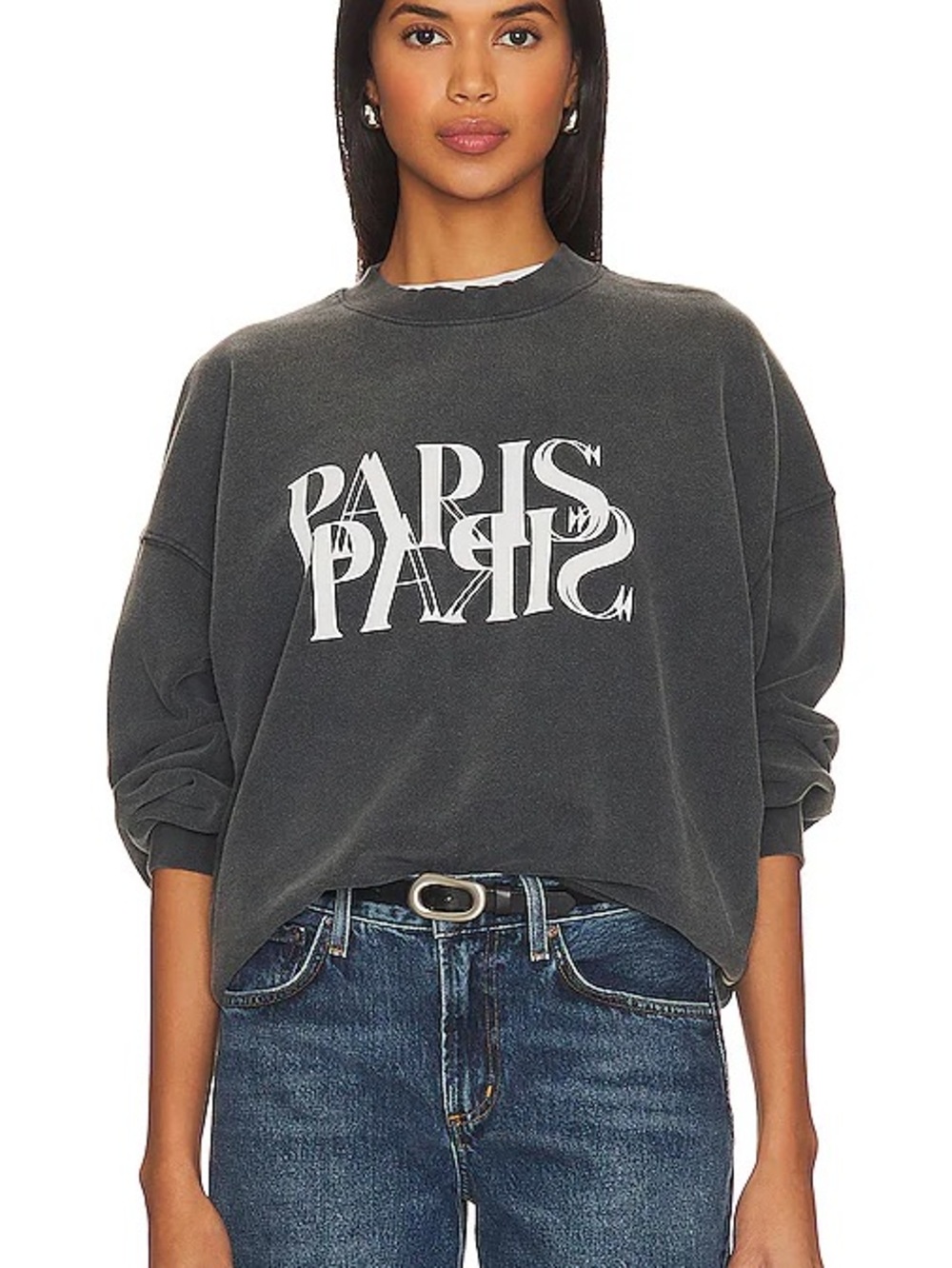 Anine Bing Jaci Paris Sweatshirt